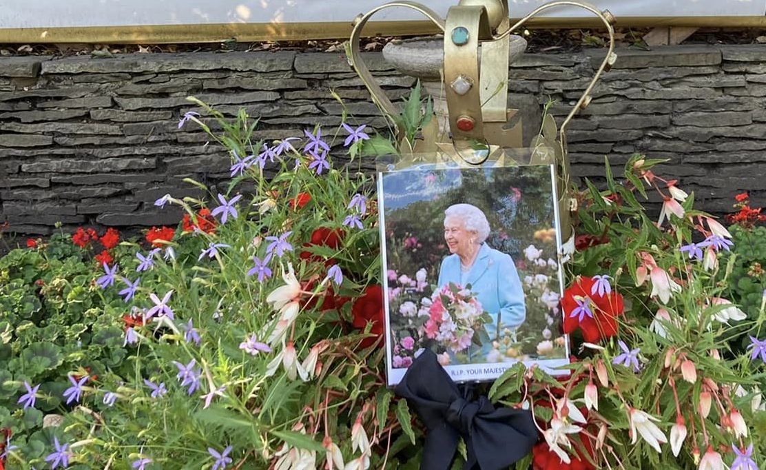 A tribute to Queen Elizabrth II at Botanic Gardens in Chuirchtown in Southport. Photo by Andrew Brown Media