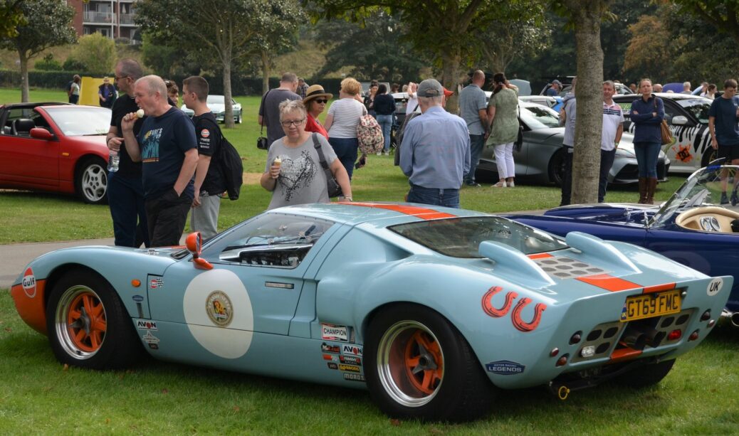 A magnificent GT40 at Southport Classic and Speed at Victoria Park in Southport. Photo by Stephen Mosley