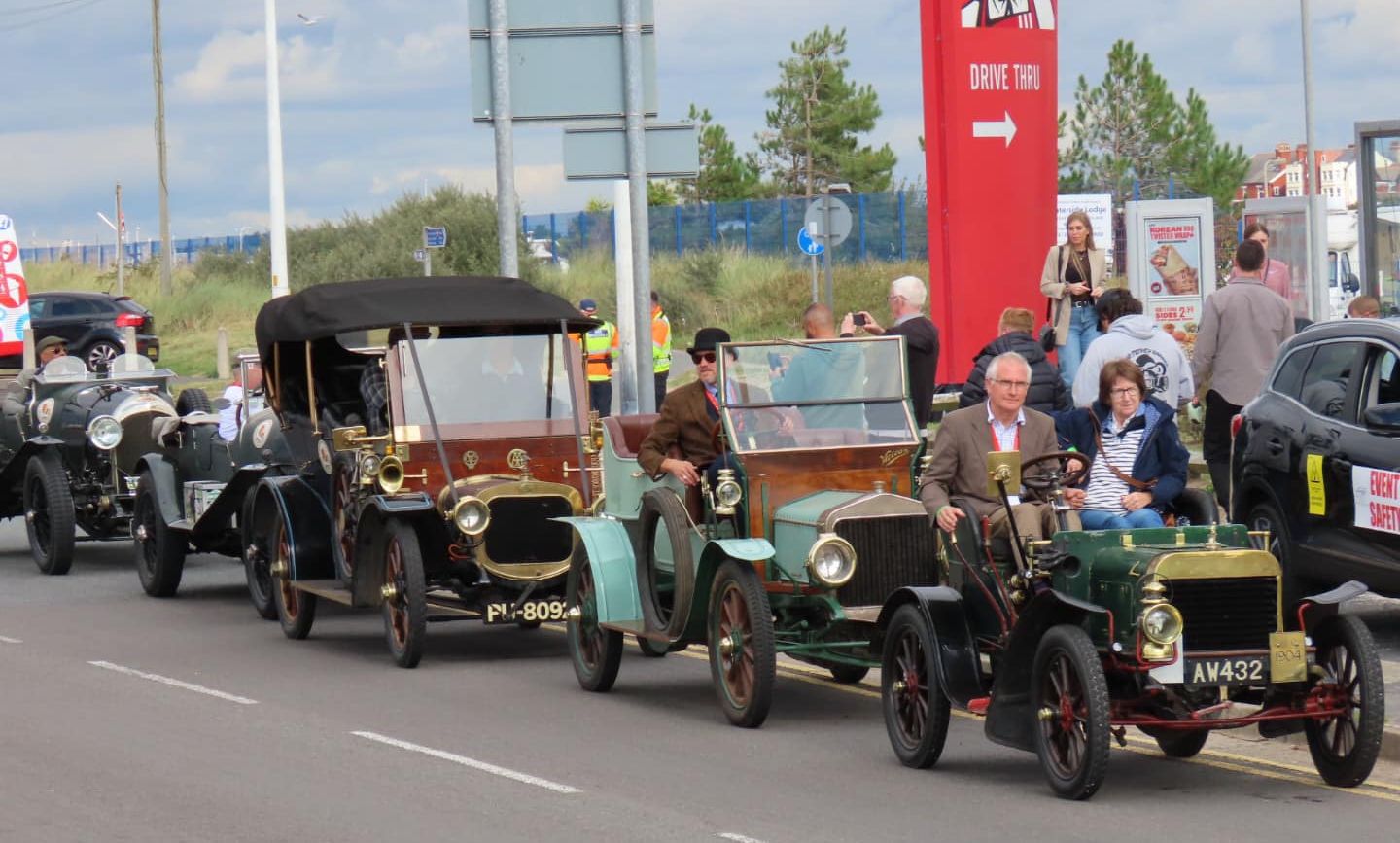 Hundreds of spectators enjoyed watching the first ever Southport Sprint Revival Demonstration. Photo by Andrew Brown Media