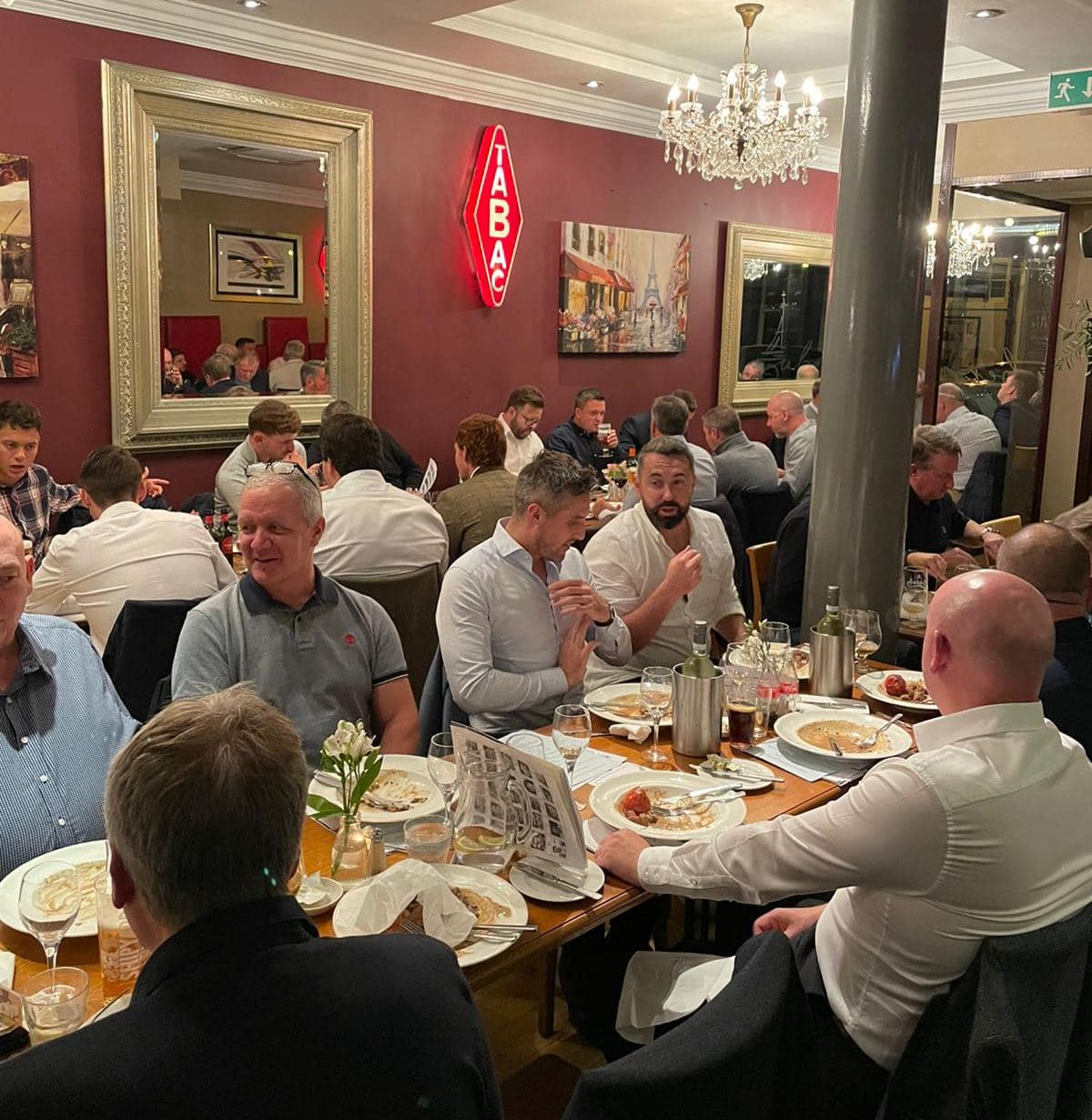 Neil Gokcen hosted a fundraising Sportsmans Dinner at Auberge restaurant in Southport to raise money for The Larks / Marina Dalglish Appeal in memory of his wife Catherine
