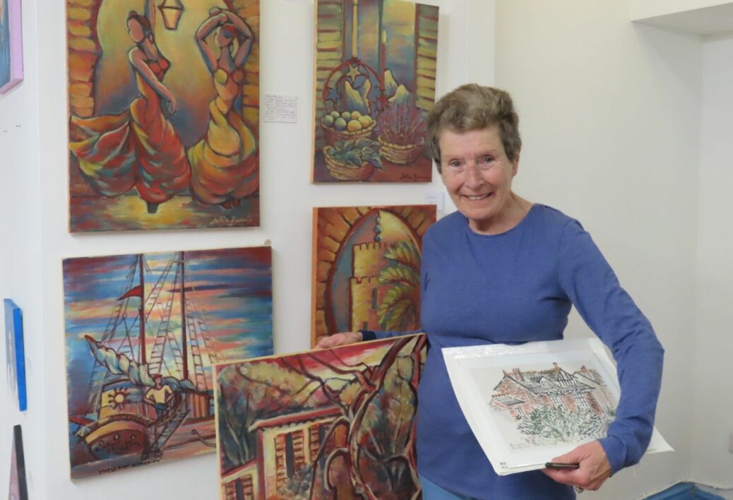 The Cambridge Walks Gallery has opened in Cambridge Walks in Southport. Artist Julia Ramis. Photo by Andrew Brown Media