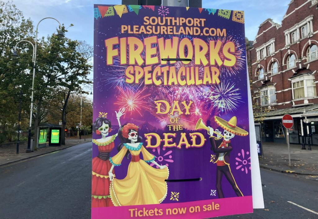 Day of the Dead is at Southport Pleasureland in Southport