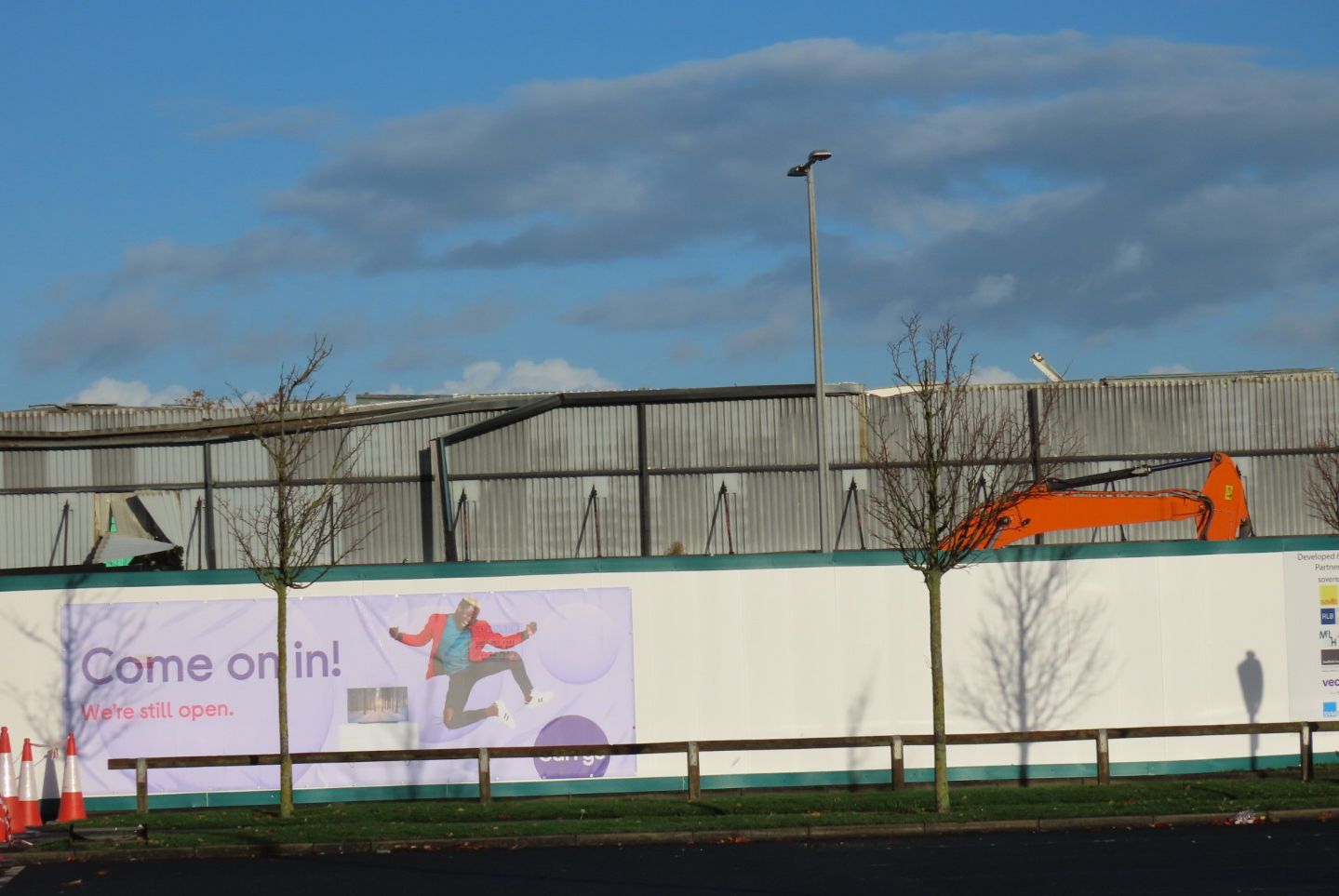 The former Homebase store at Meols Cop retail park is being demolished to make way for a new Sainsburys superstore. Photo by Andrew Brown Media