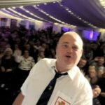 Al Murray on stage at Southport Comedy Festival 2022