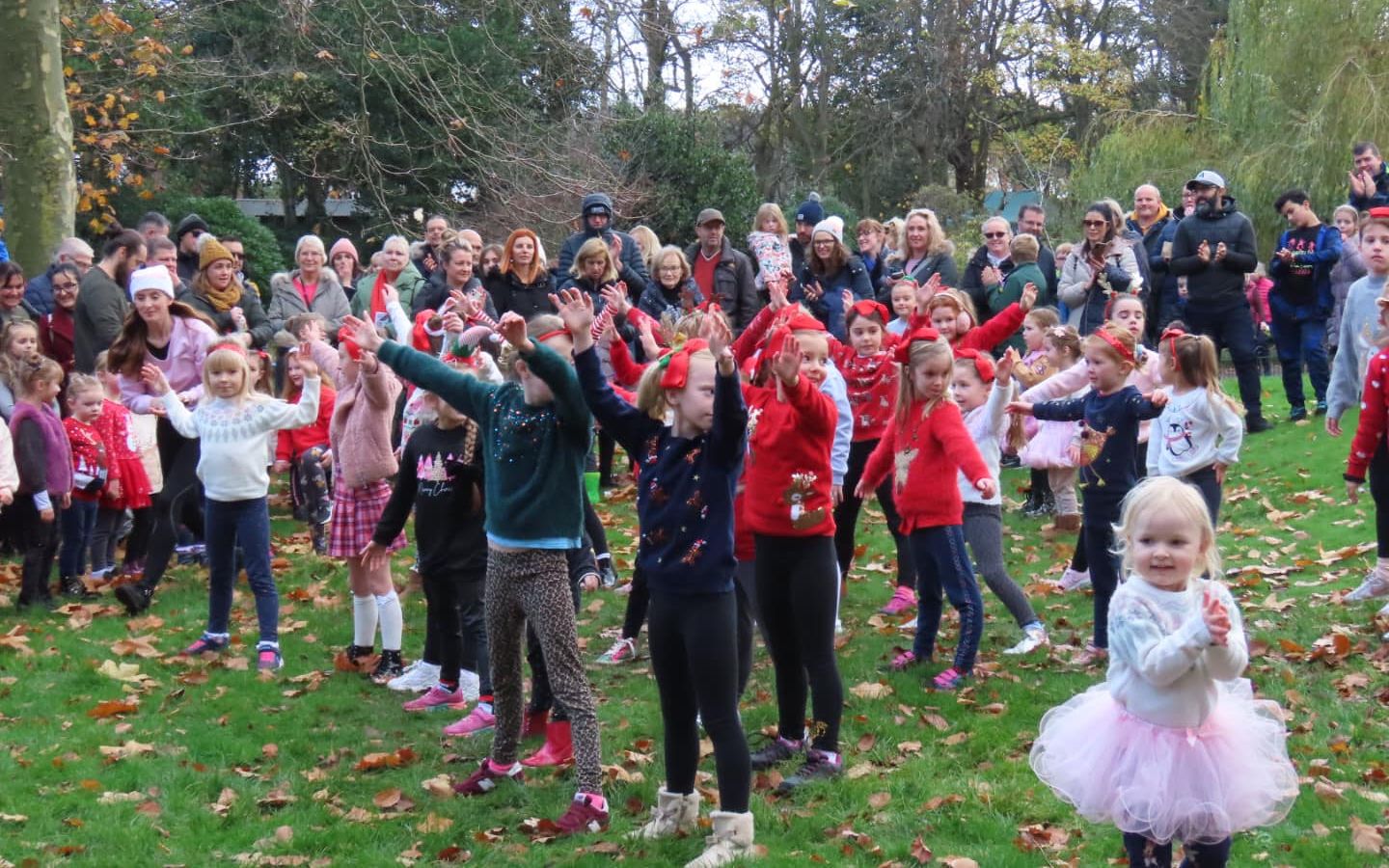 Crowds enjoyed the Botanic Christmas Fair at Botanic Gardens in Churchtown in Southport. DBA School of Dance. Photo by Andrew Brown Media