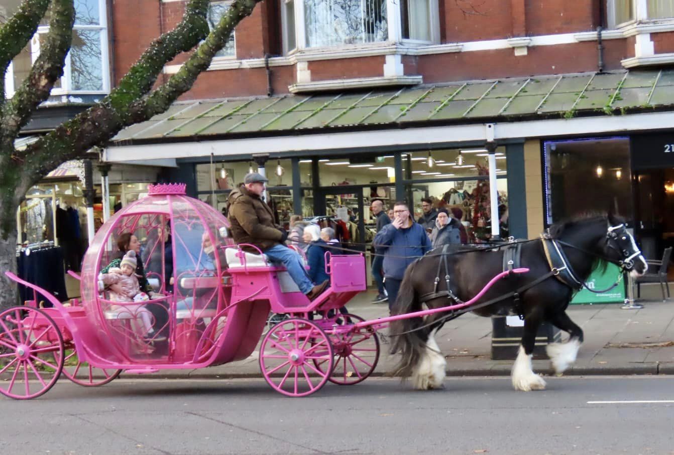 Christmas Carriage Rides in Southport are being provided by Southport BID. Photo by Andrew Brown Media
