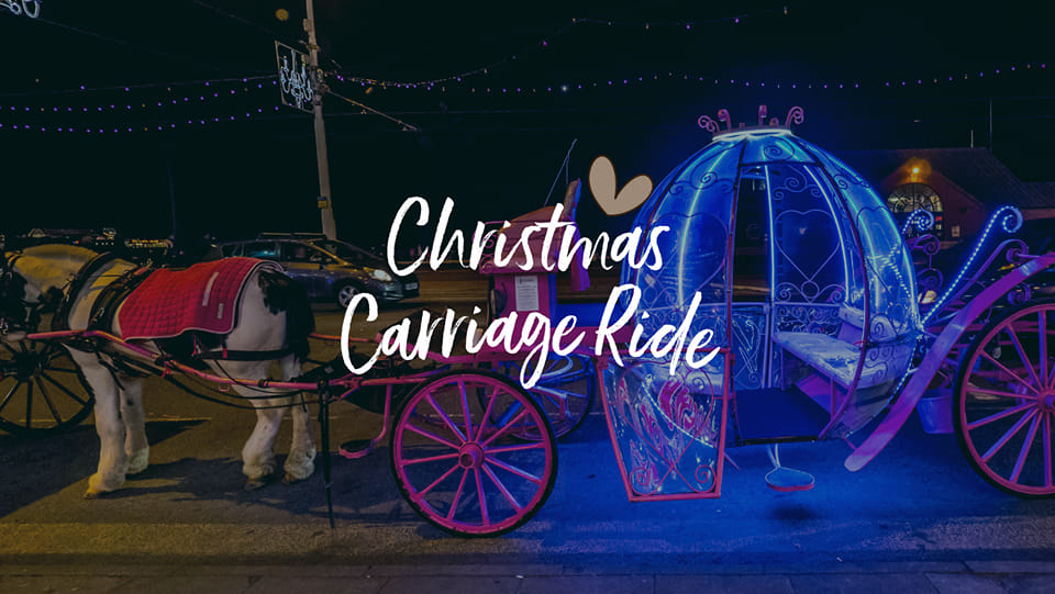 Christmas Carriage Rides in Southport are being provided by Southport BID. Photo by Andrew Brown Media