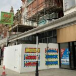 The site of the new climbing wall on Lord Street in Southport. Photo by Andrew Brown Media