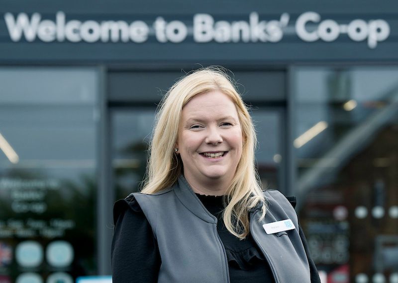 Co-Op Banks Manager Helen Faichney
