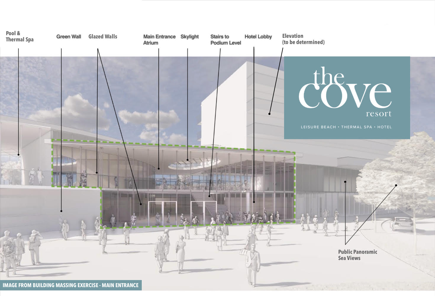 An artist's impression of The Cove Resort in Southport