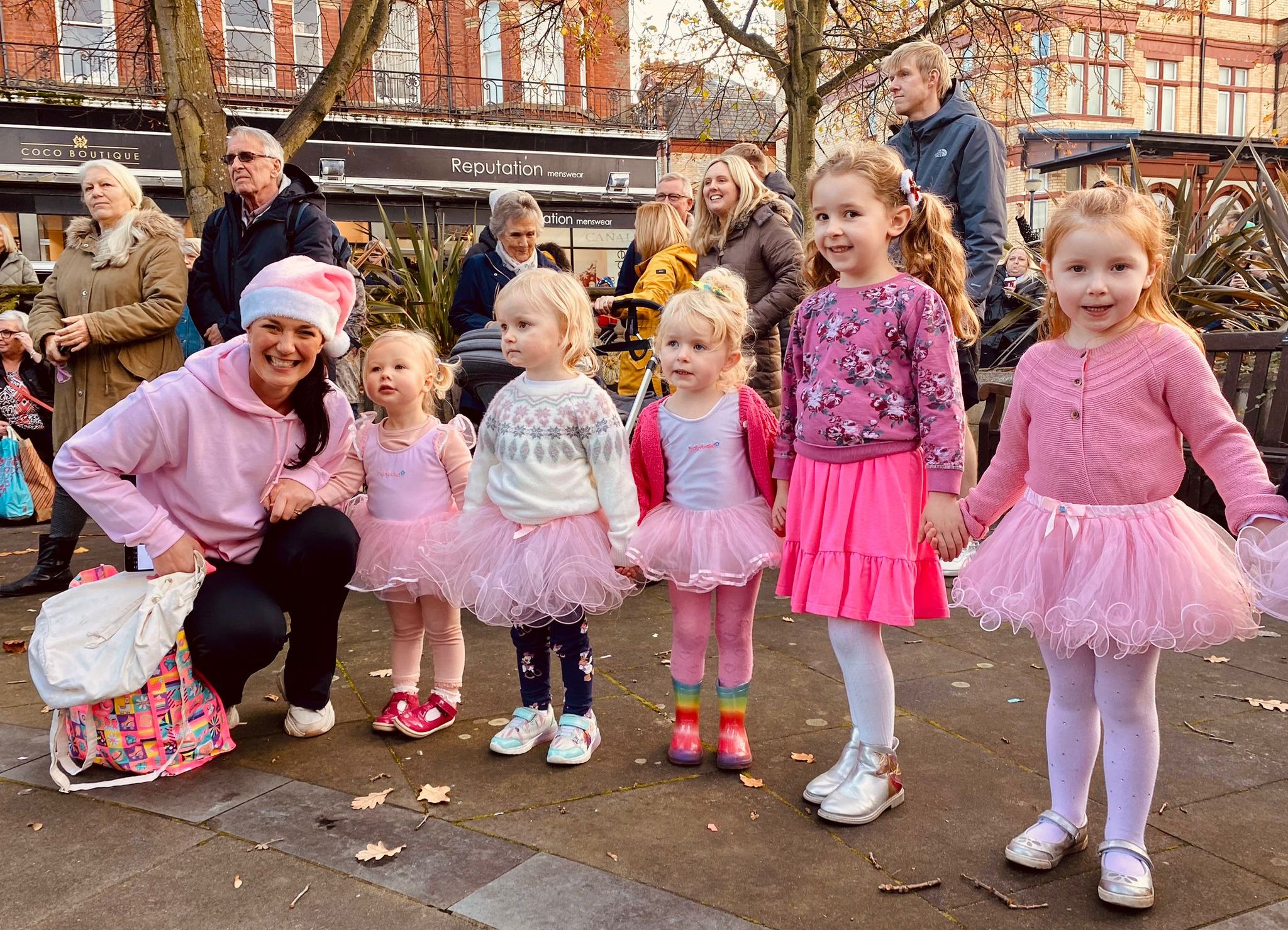 Thousands of people enjoyed the Festive Fun Day in Southport.Talented young dancers from Babyballet entertained the crowds. Photo by Andrew Brown Media