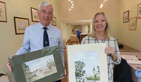Southport Rotary’s pop-up art shop selling paintings by John Duffy MBE to return to Wayfarers Arcade