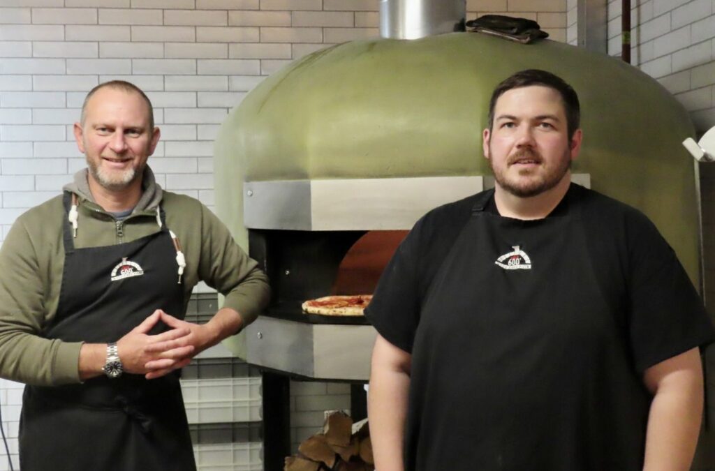 Dan Johnstone of 600 Degrees and James Swire of Graft Pizza