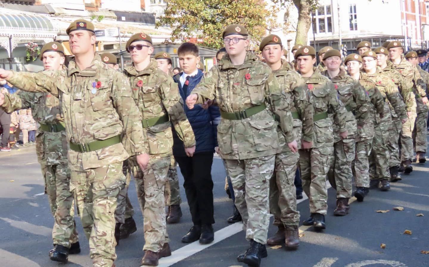 The Remembrance Sunday parade and service in Southport. Photo by Andrew Brown Media