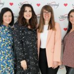 L-R Georgina Porter, Sophie Higginbottom (last year's Woman of the Year 2021 winner), Amy Camp, Rita Santos