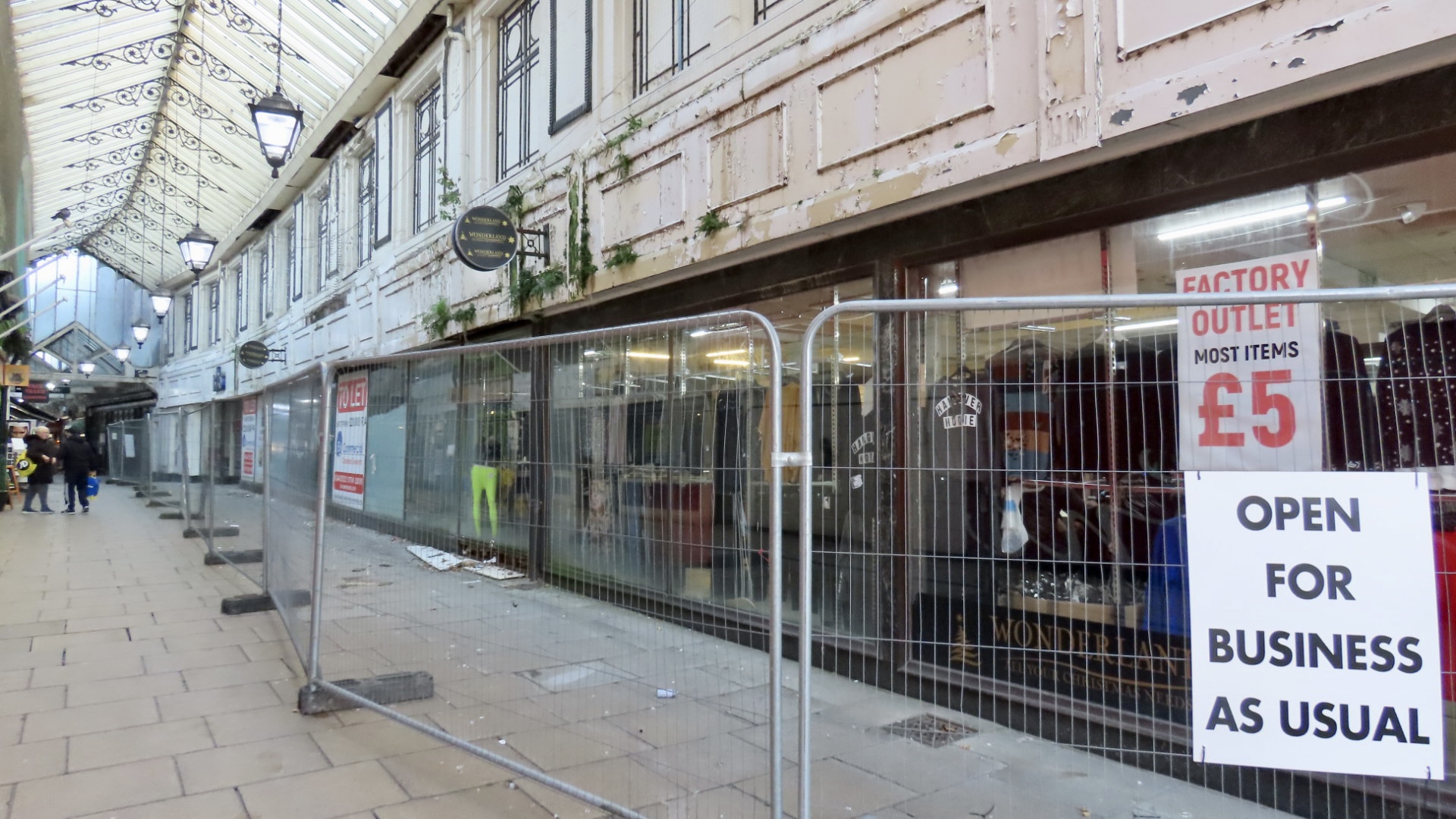 The former BHS building and Cambridge Arcade in Southport. Photo by Andrew Brown Media