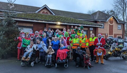 Santa bikers make special delivery to Derian House children’s hospice