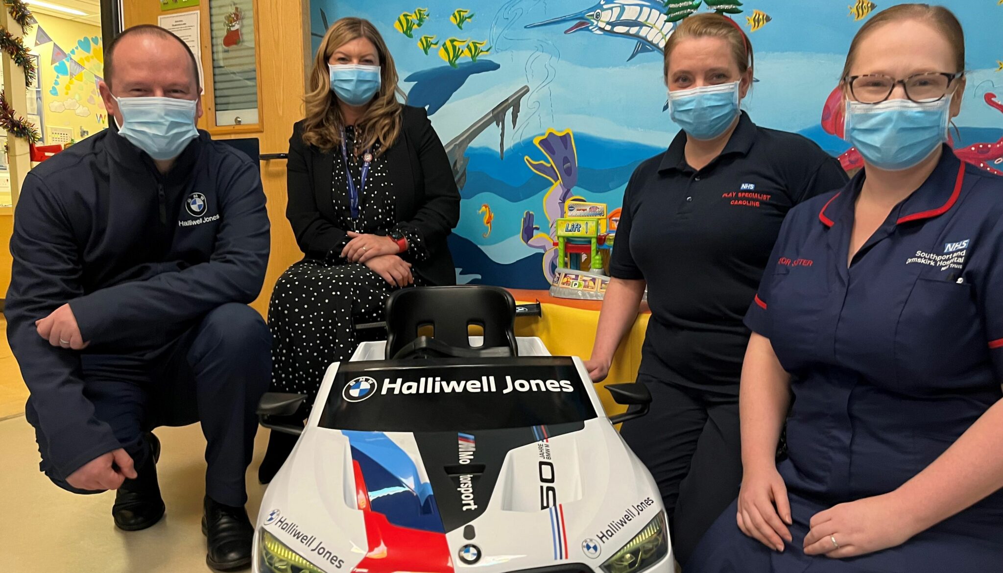 Children at Ormskirk Hospital can drive to medical procedures in BMW