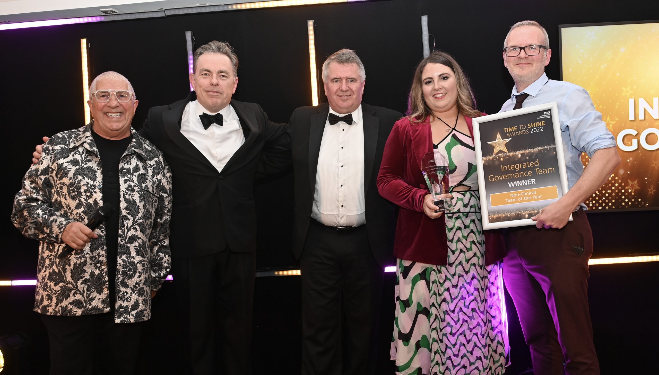 NHS heroes from across Southport and Ormskirk Hospital NHS Trust have been honoured at the 2022 Time to Shine Awards. The Integrated Governance Team won the Non-Clinical Team of The Year award