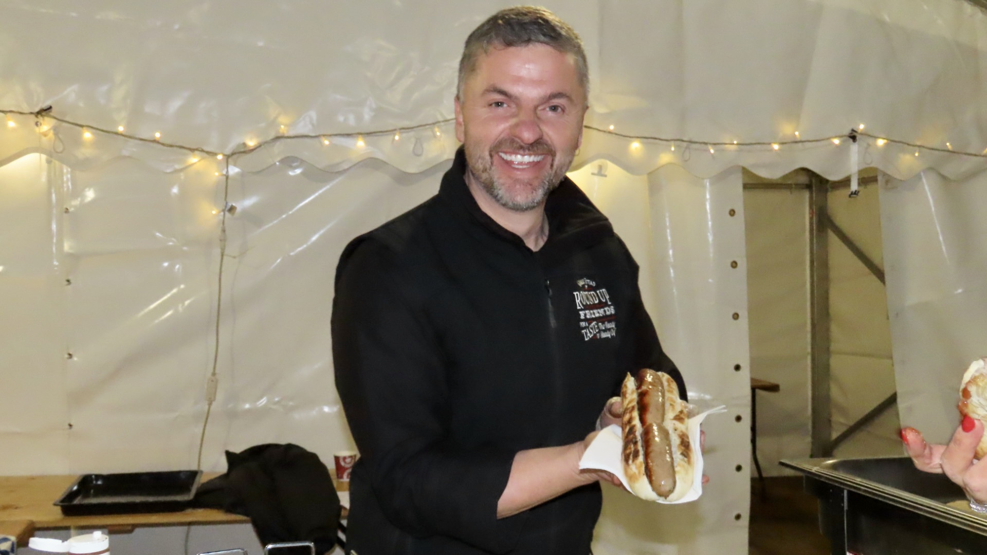 An ice skating rink, run by Ice Skating Southport, has opened at Victoria Park in Southport. Top Southport chef Chris Stead is providing the food. Photo by Andrew Brown Media