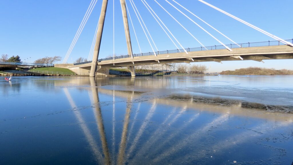 The Marine Way Bridge over the Marine Lake in Southport. Photo by Andrew Brown Media