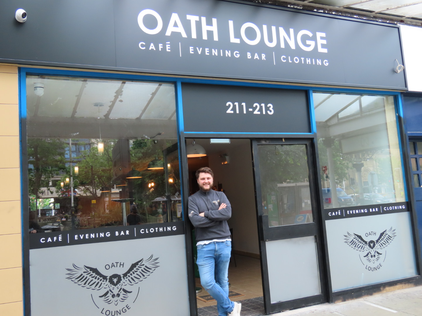 Owen Simmons, the owner of Oath Lounge on Lord Street in Southport. Photo by Andrew Brown Media