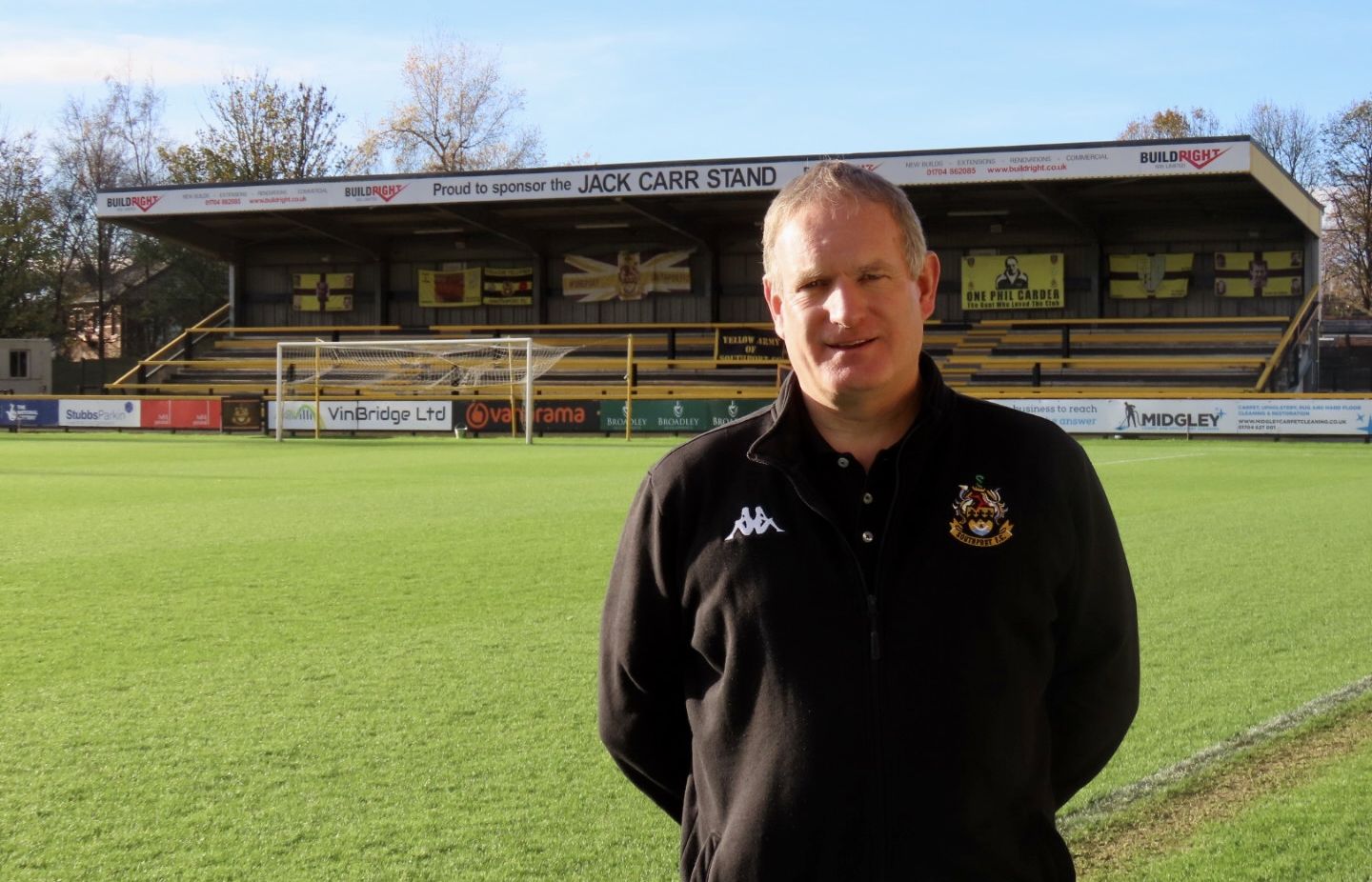 Southport FC Head of Commercial Steve Dewsnip. Photo by Andrew Brown Media