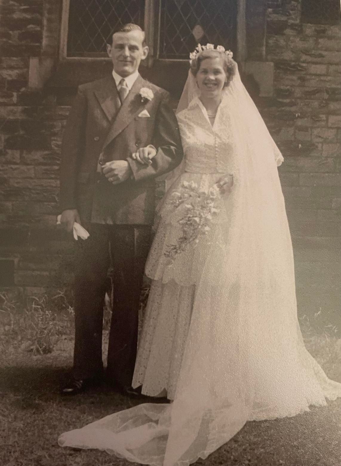 Vera Guest aged 94 who worked as an usherette at The Grand in Southport during World War Two has been treated to a VIP afternoon tea there. Vera Guest and husband Arnold on their wedding day on 29th July 1953. Both were born and bred in Southport