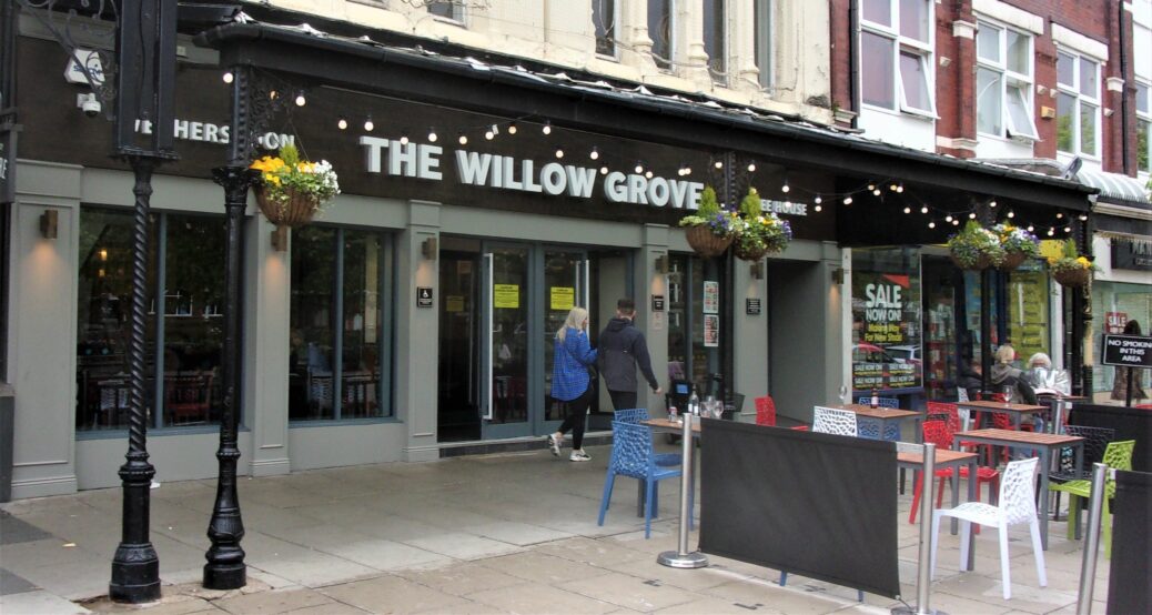 The Willow Grove pub on Lord Street in Southport. Photo by Neville Grundy of Southport CAMRA
