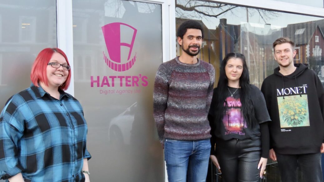 Staff at Hatter's Digital Agency in Southport. Photo by Andrew Brown Media