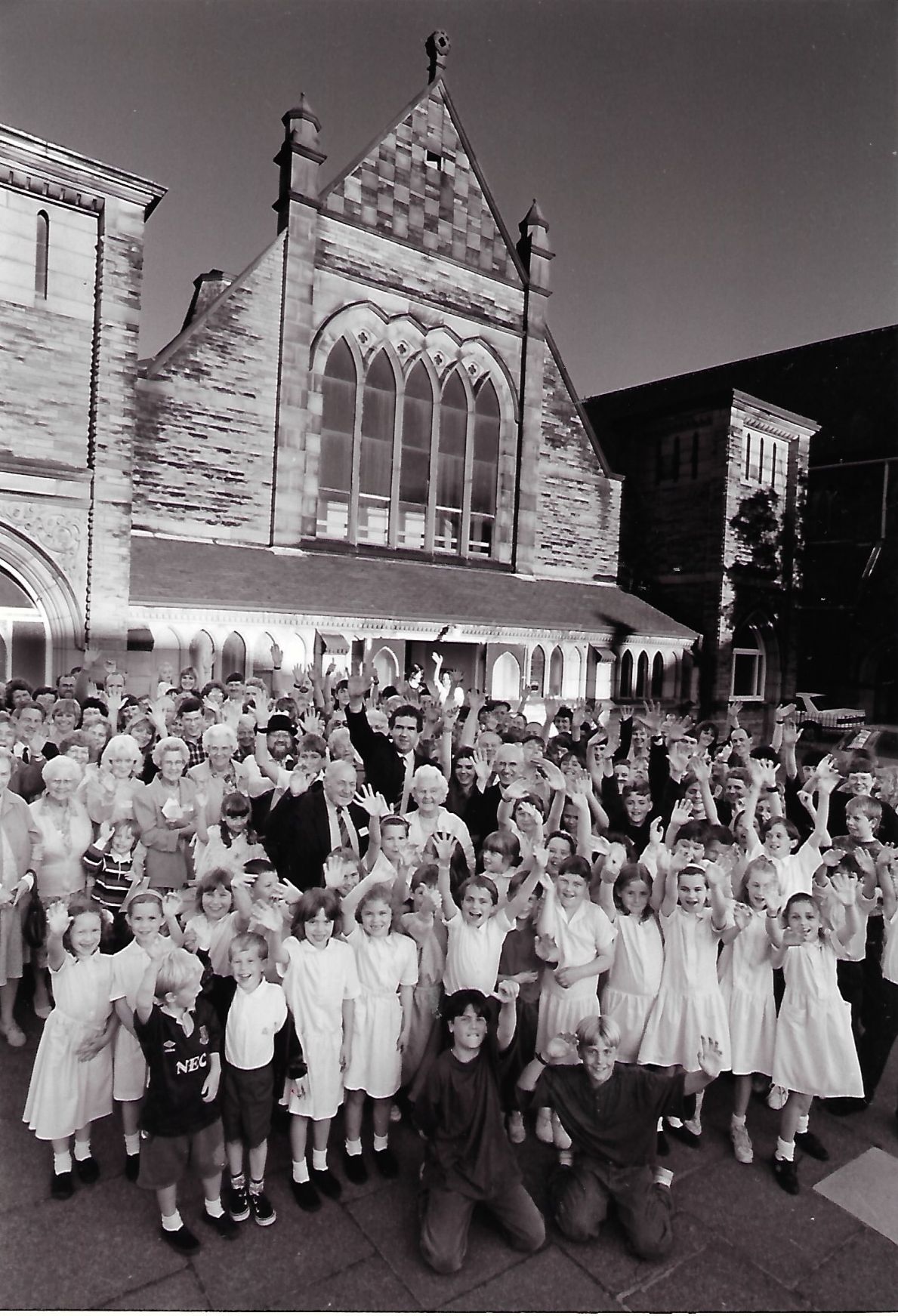 A reunion at St Philip's Church of England Primary School in Southport on 12th July 1994