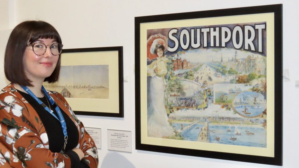 The Promenade: A Leisurely Stroll Along Southport's Seafront is at The Atkinson, Lord Street, Southport, 14 January - 11 March 2023. The Atkinson Marketing Manager Charlotte Buckingham