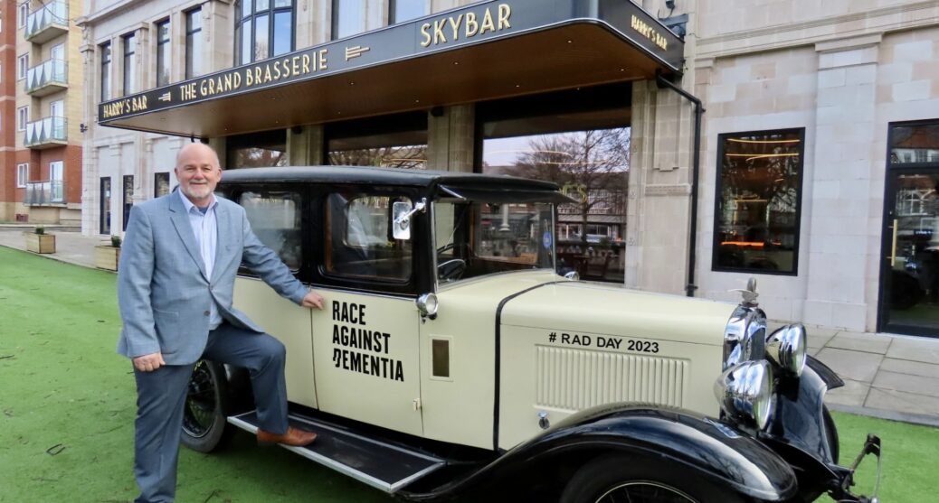 Classic car enthusiast Simon Shrouder has raised vital funds for the Race Against Dementia charity by giving people rides in Southport town centre in his 1931 Austin 16/6. Photo by Andrew Brown Media