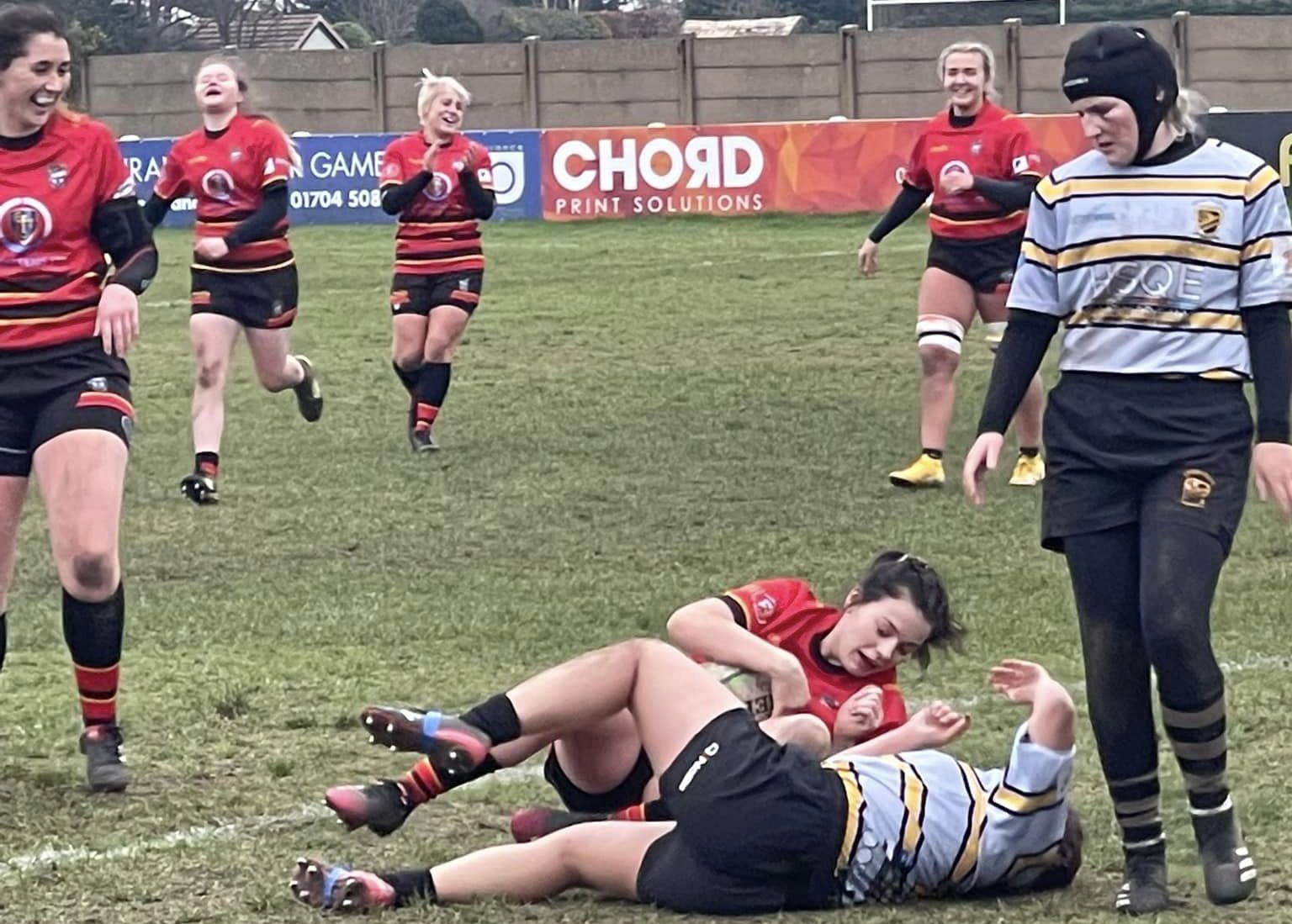Southport Rugby Club Ladies. Photo by Sue Astwood