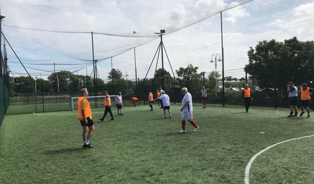 Walking football in Southport