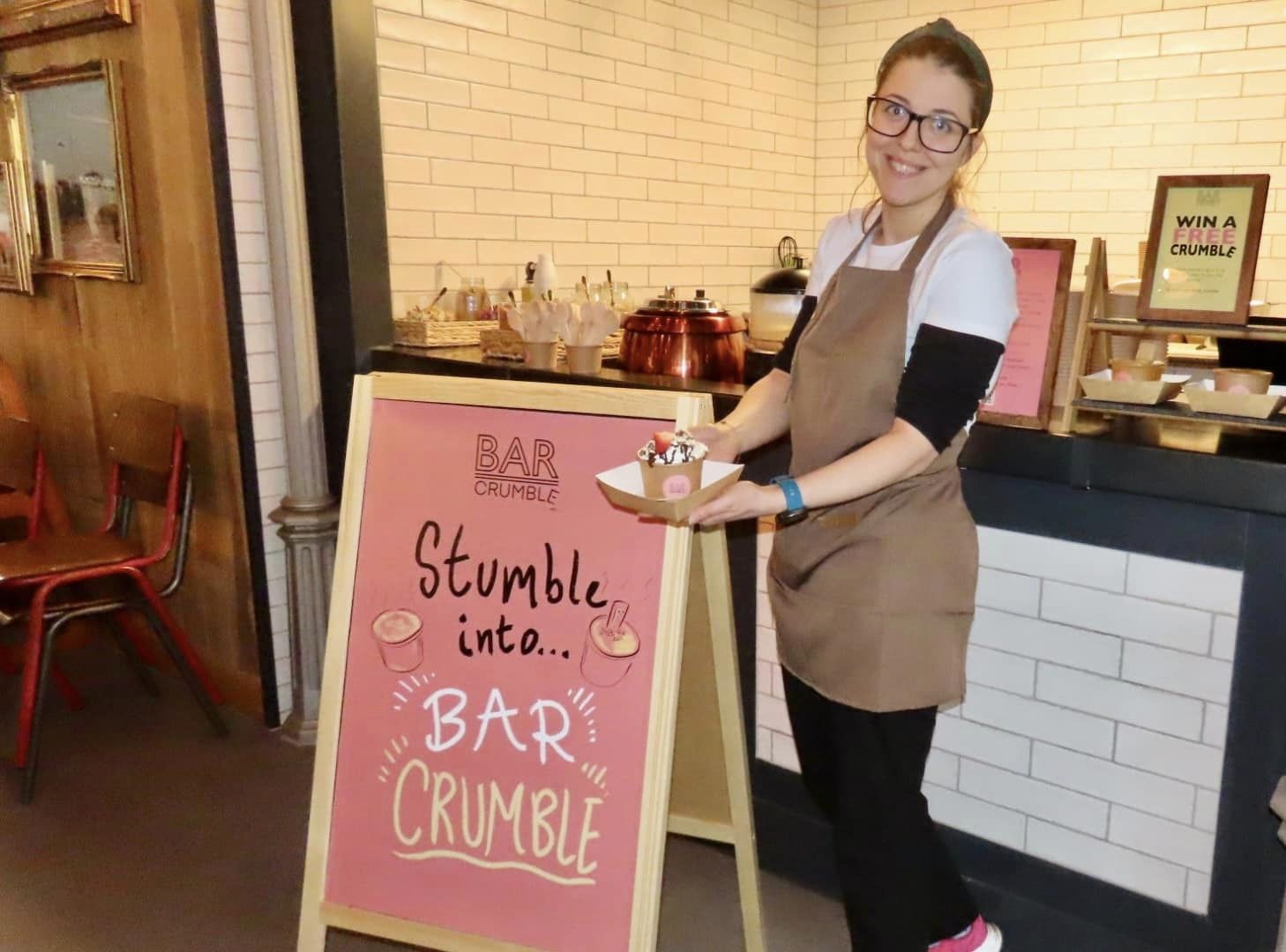 A new pop-up dessert bar, Bar Crumble, has opened at Southport Market. Photo by Andrew Brown Media