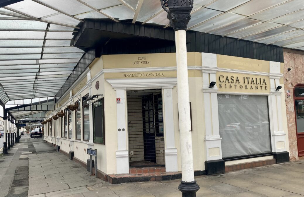 Casa Italia on Lord Street in Southport. Photo by Andrew Brown Media