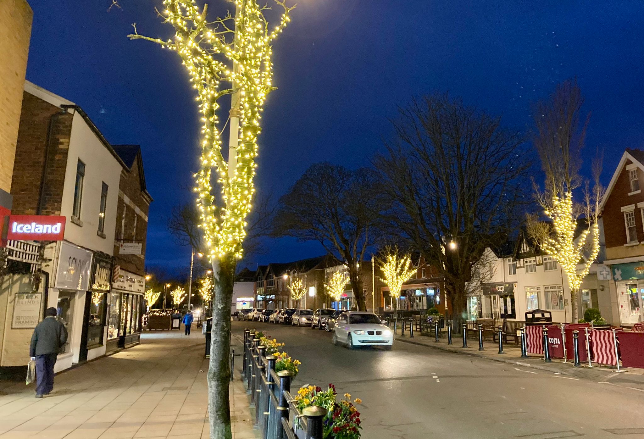 Formby Village is glowing after the installation of hundreds of new lights by lighting firm IllumiDex UK Ltd. Photo by Andrew Brown Media