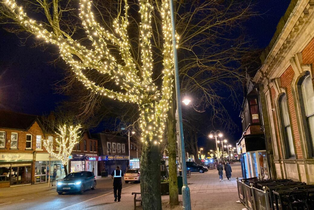 Formby Village is glowing after the installation of hundreds of new lights by lighting firm IllumiDex UK Ltd. Photo by Andrew Brown Media