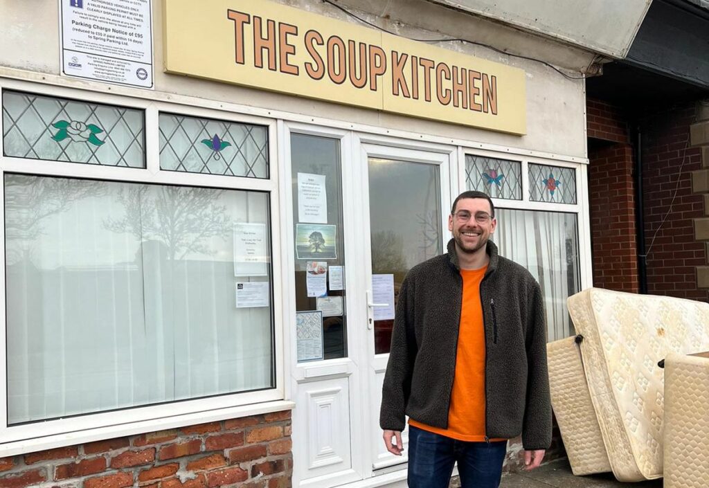 Harry Topping is running the 2023 London Marathon to raise money for Southport Soup Kitchen
