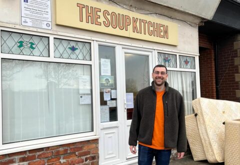 Souperman! Harry has raised over £3,000 as he runs London Marathon for Southport Soup Kitchen