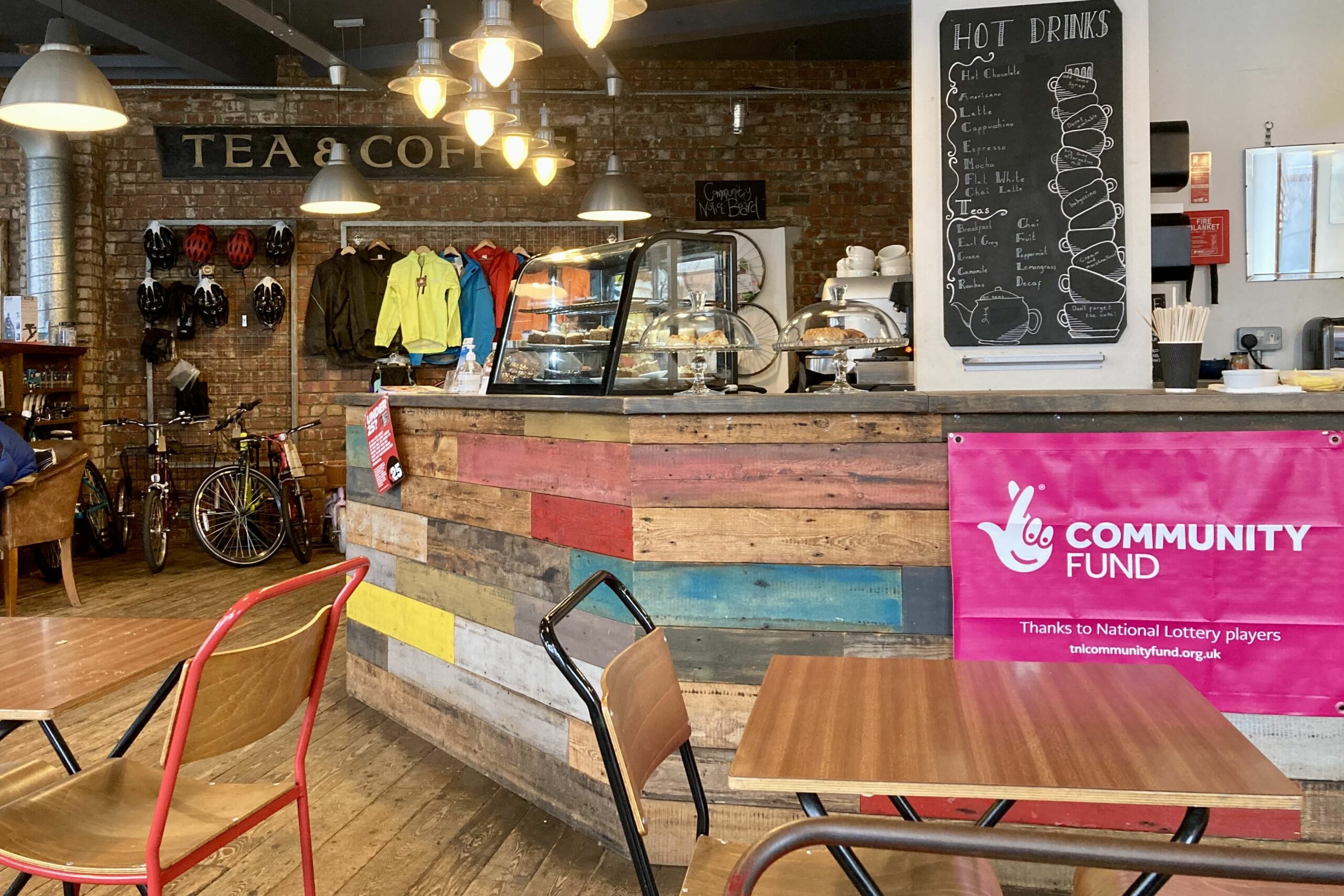 The MeCycle cafe and bike workshop in Ainsdale in Southport. Photo by Andrew Brown Media