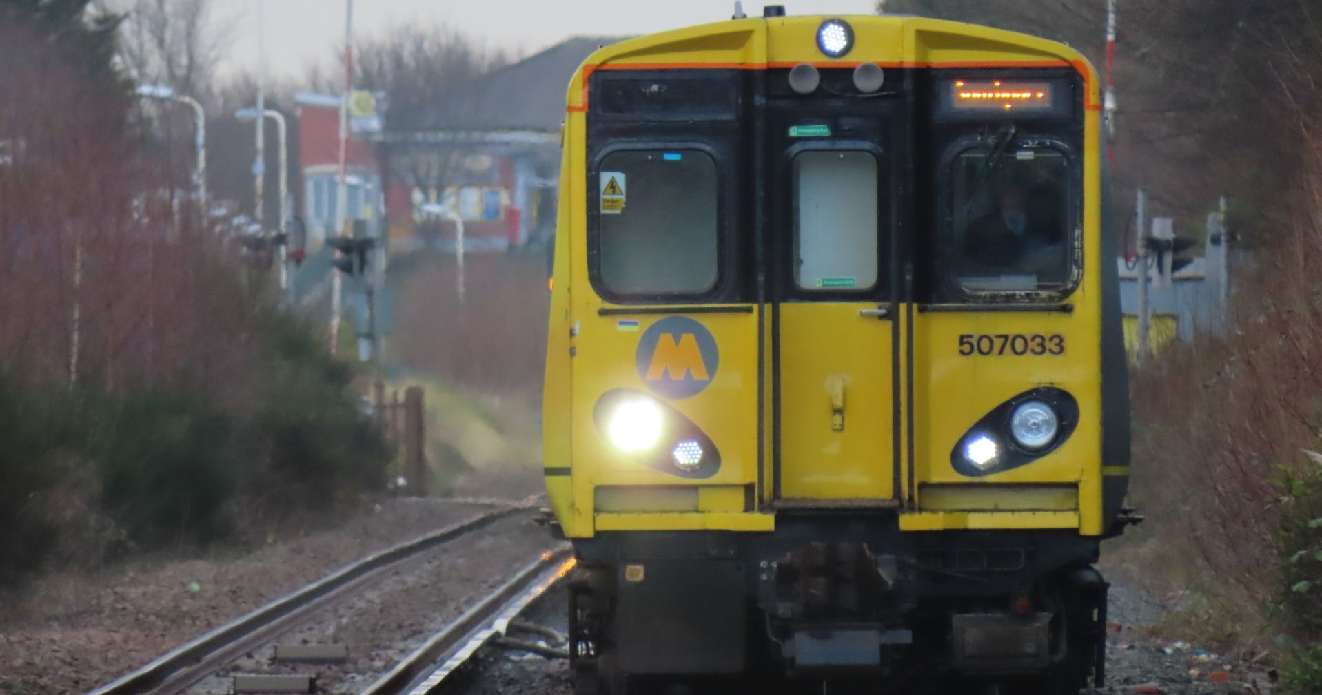 A Merseyrail train in Birkdale in Southport. Photo by Andrew Brown Media