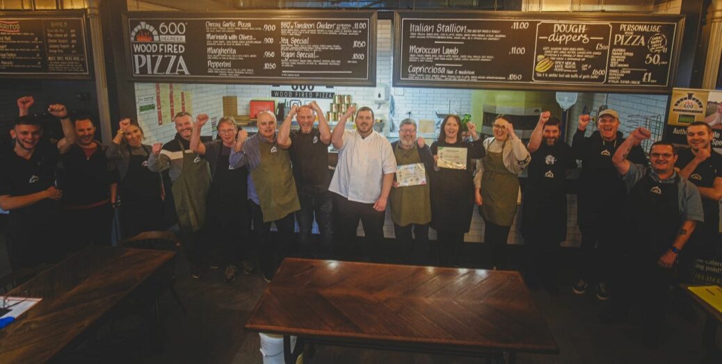 Dan Johnstone, owner of 600 Degrees and Rob Swire owner of Graft Pizza hosted a Pizza 101 masterclass in Southport Market. Photo by Ollie Cowan Photography