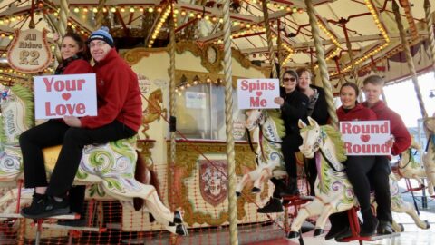 Silcock’s Carousel in Southport leaves couple in a spin with Valentine’s Day offer