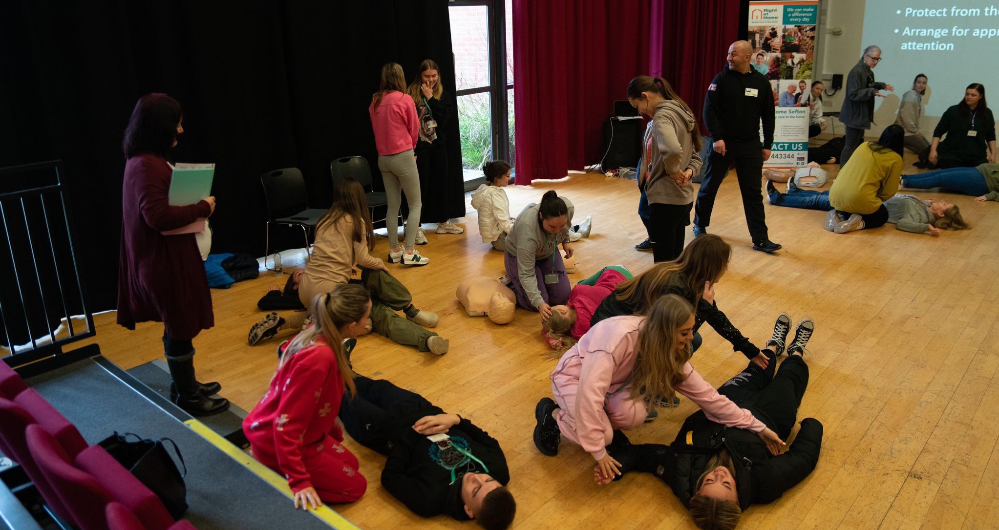 Southport College hosted its largest ever CPR life-saving training event