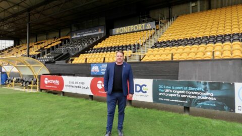 Southport FC thanks local businesses for backing club with new advertising boards around Haig Avenue