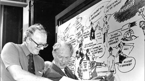 Tributes paid to legendary cartoonist Bill Tidy MBE after his death aged 89