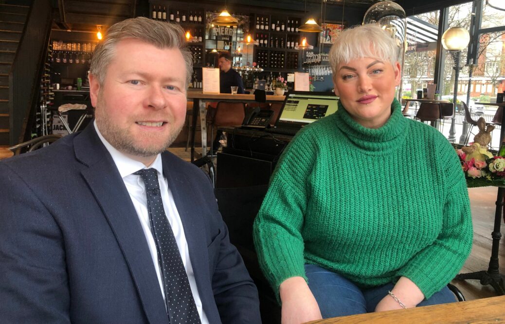 Disability campaigner Debbie-Lyn Connolly Lloyd met with Southport MP Damien Moore to call on Southport businesses to improve accessibility for disabled customers