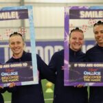 Everton Women's team had a surprise addition to their football training at Finch Farm this week when some of the star female skaters from Disney On Ice presents Discover the Magic dropped in for a visit